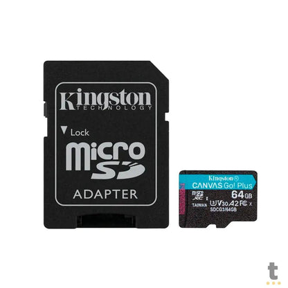 Cartão de Memória MicroSD 64GB Canvas Go Plus UHS-I SDCG3/64Gb Truedata