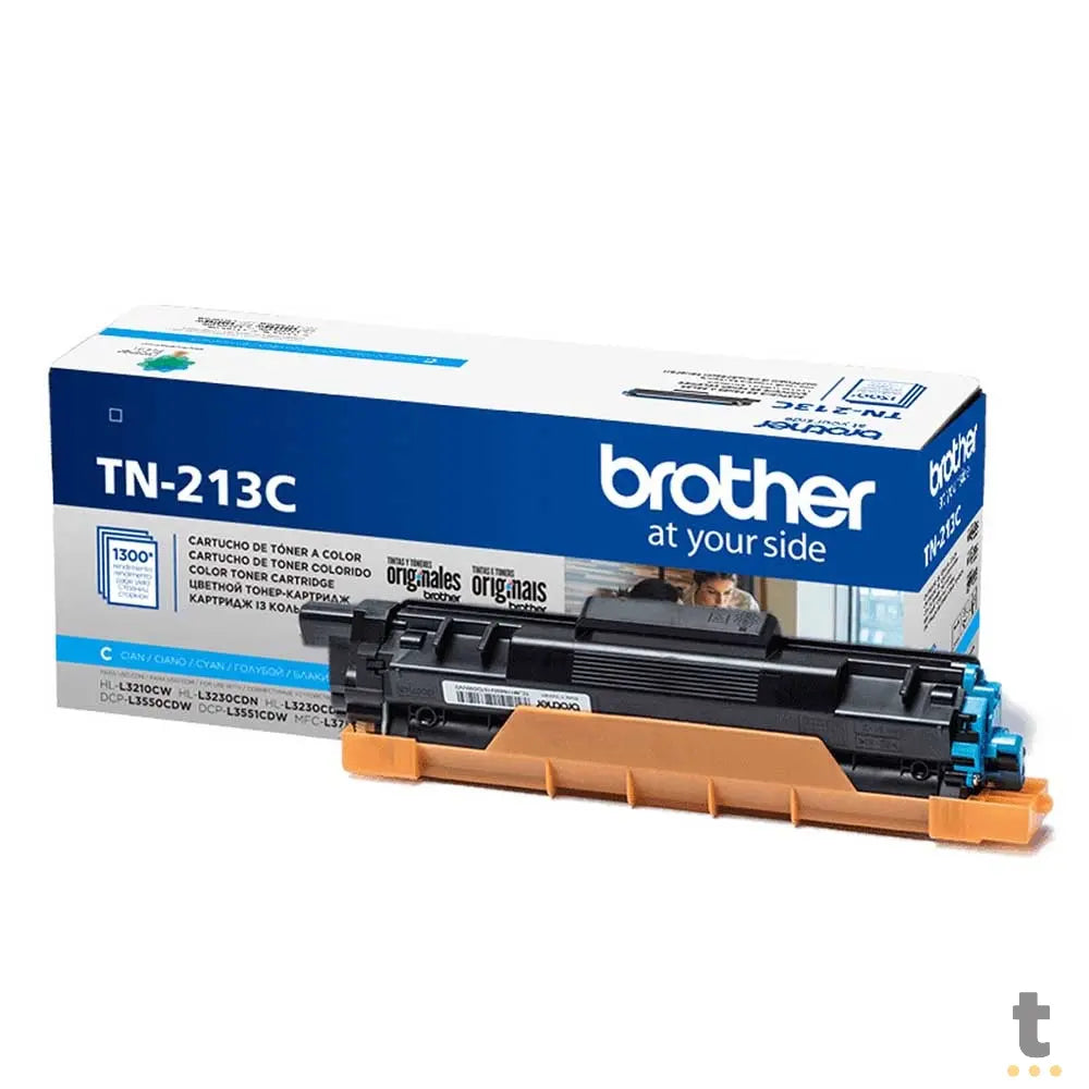 Cartucho de Toner Brother Ciano TN213C - P/ DCP-L3551CDW HL-L3210CW Truedata