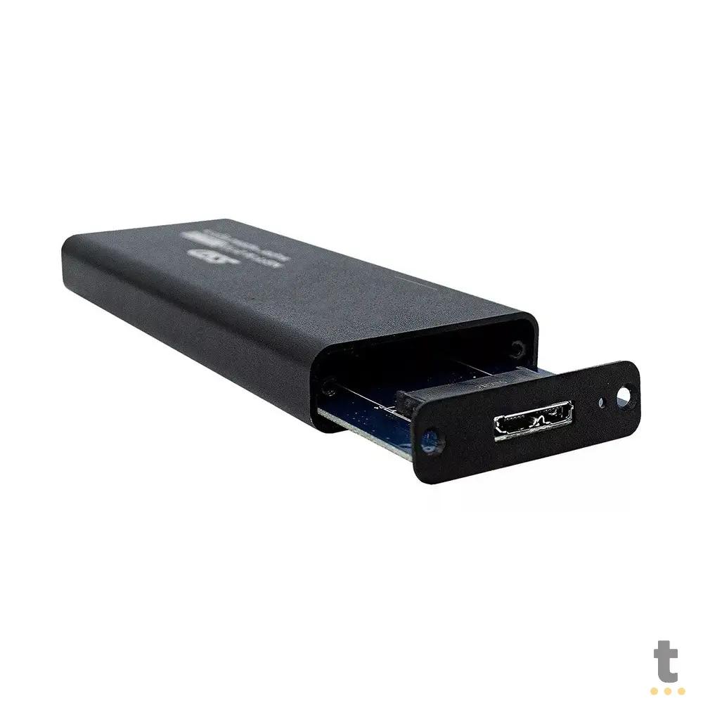 Case Adaptador Externo Para Ssd M.2 mSata Para Usb 3.0 - FY-665 Truedata