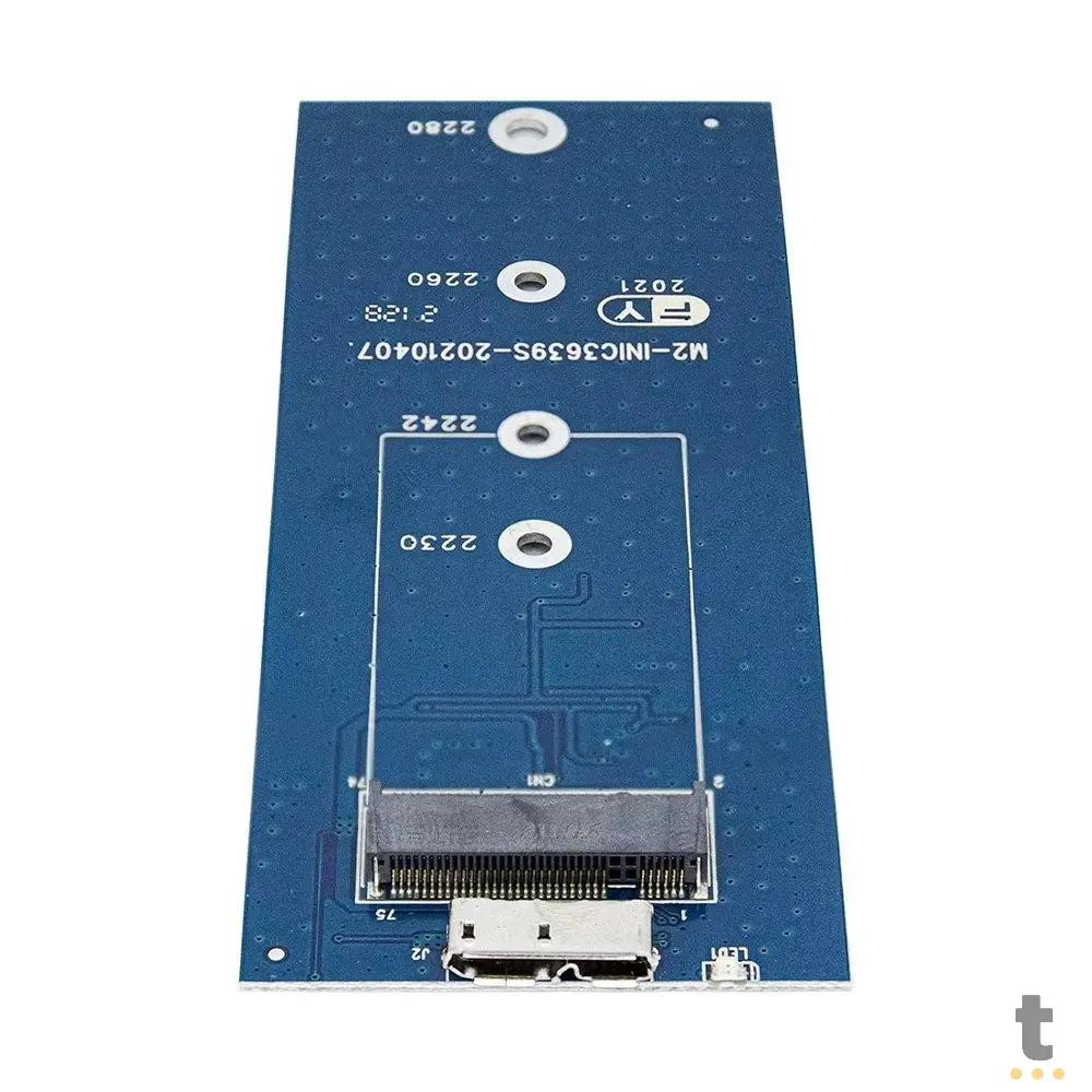 Case Adaptador Externo Para Ssd M.2 mSata Para Usb 3.0 - FY-665 Truedata
