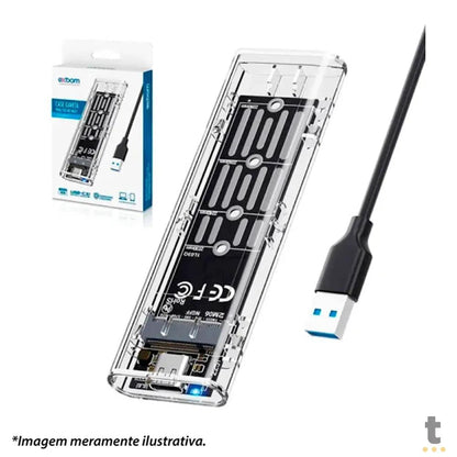 Case Adaptador Gaveta Externo Para Ssd M.2 Usb Exbom - CGHD-M2NG420 Truedata