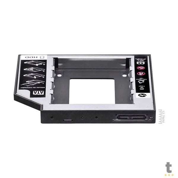 Case Caddy Gaveta para Hd ou Ssd no DVD do Notebook 12.7mm - AC-127