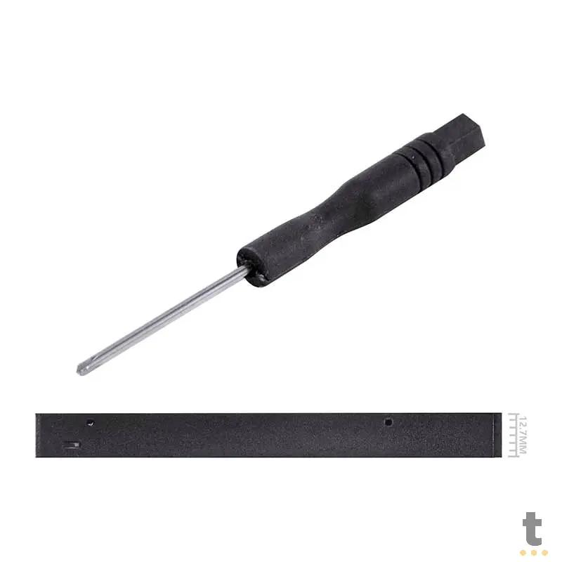 Case Caddy Gaveta para Hd ou Ssd no DVD do Notebook 12.7mm - AC-127 Truedata