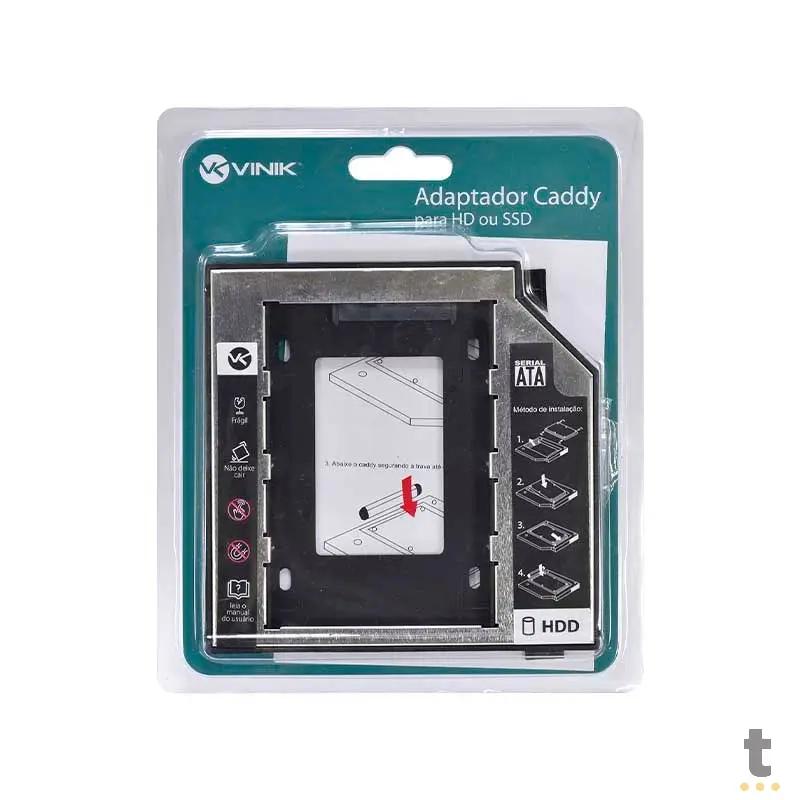 Case Caddy Gaveta para Hd ou Ssd no DVD do Notebook 12.7mm - AC-127 Truedata