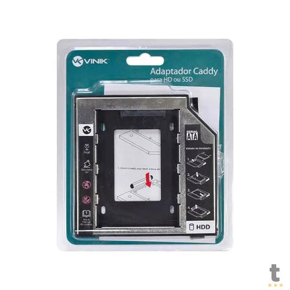 Case Caddy Gaveta para Hd ou Ssd no DVD do Notebook 12.7mm - AC-127 Truedata