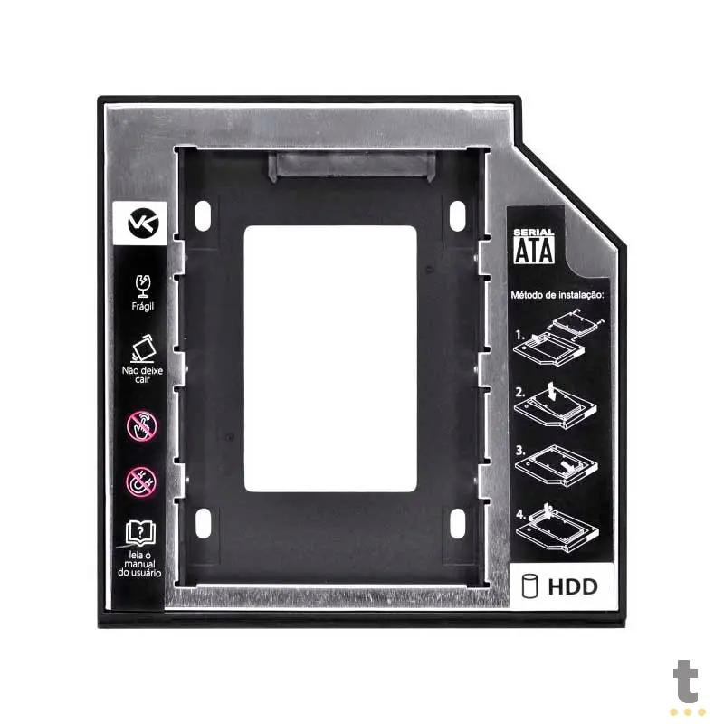 Case Caddy Gaveta para Hd ou Ssd no DVD do Notebook 12.7mm - AC-127 Truedata