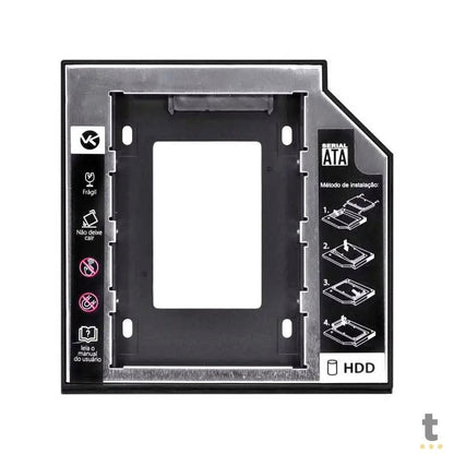 Case Caddy Gaveta para Hd ou Ssd no DVD do Notebook 12.7mm - AC-127 Truedata