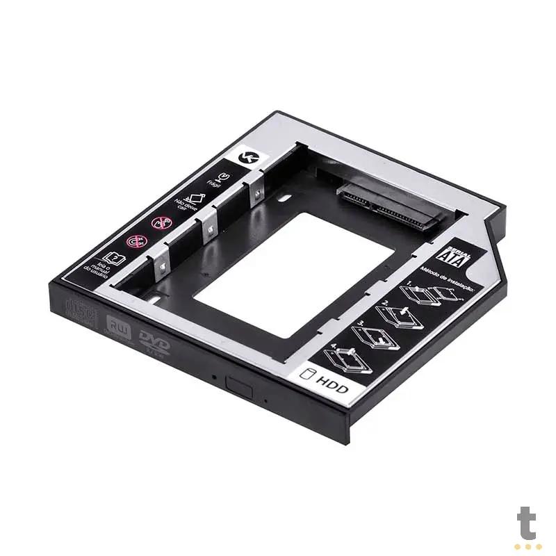 Case Caddy Gaveta para Hd ou Ssd no DVD do Notebook 12.7mm - AC-127 Truedata