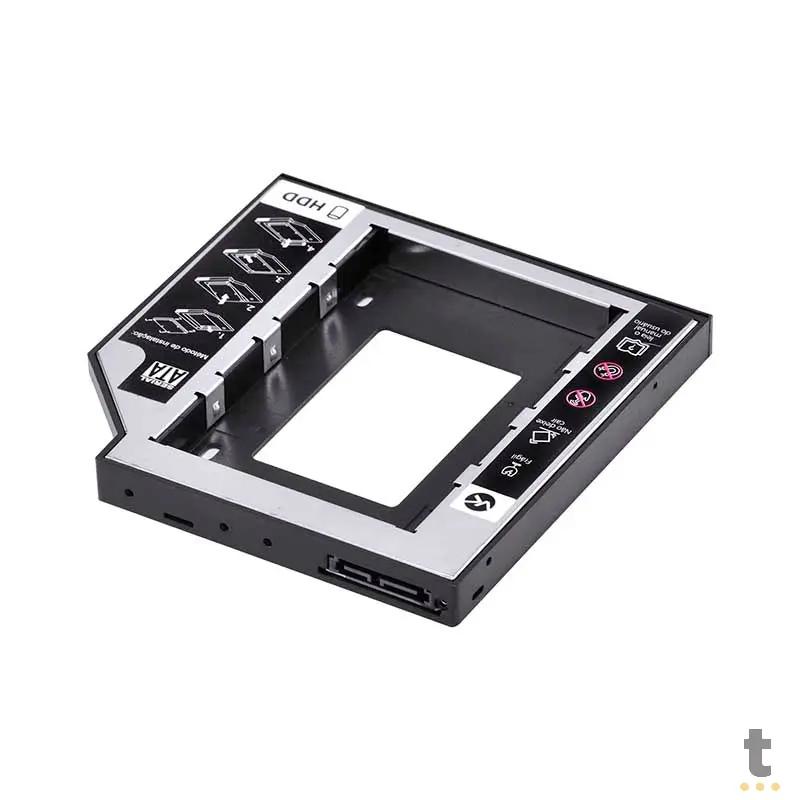 Case Caddy Gaveta para Hd ou Ssd no DVD do Notebook 12.7mm - AC-127 Truedata