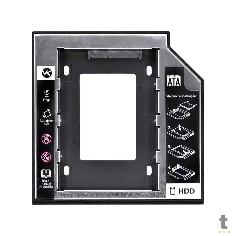 Case Caddy Gaveta para Hd ou Ssd no DVD do Notebook 9.5mm - AC-95 Truedata