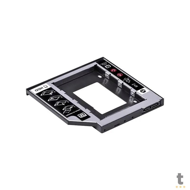 Case Caddy Gaveta para Hd ou Ssd no DVD do Notebook 9.5mm - AC-95 Truedata