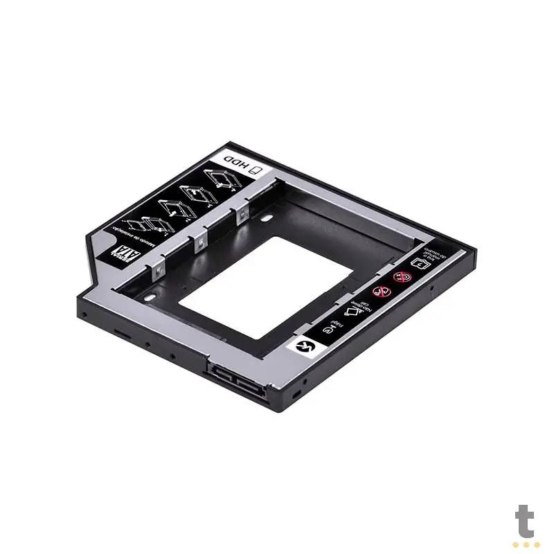 Case Caddy Gaveta para Hd ou Ssd no DVD do Notebook 9.5mm - AC-95 Truedata