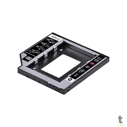Case Caddy Gaveta para Hd ou Ssd no DVD do Notebook 9.5mm - AC-95 Truedata