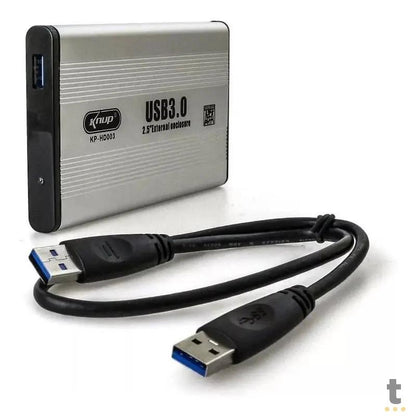 Case Para Hd 2.5 Pols Alumínio Usb 3.0 Knup Kp-Hd003 Truedata