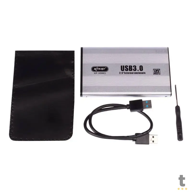 Case Para Hd 2.5 Pols Alumínio Usb 3.0 Knup Kp-Hd003 Truedata