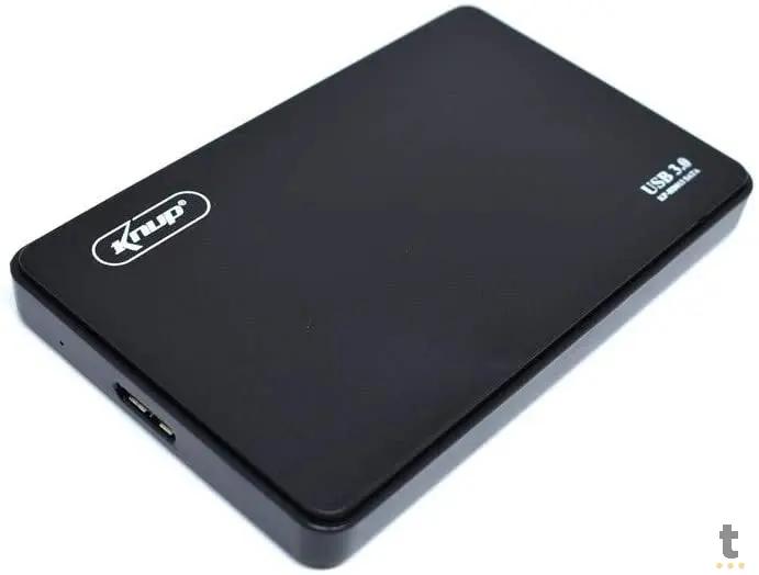 Case Para Hd 2.5 Pols Alumínio Usb 3.0 Knup Kp-Hd013 Preto Truedata
