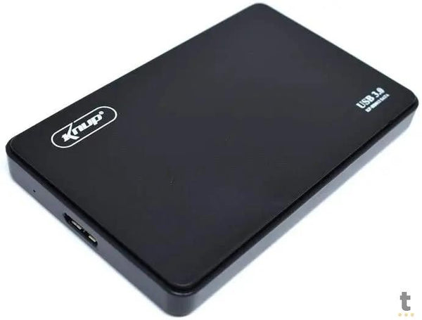 Case Para Hd 2.5 Pols Alumínio Usb 3.0 Knup Kp-Hd013 Preto