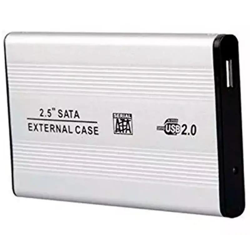 Case Para Hd e Ssd 2.5 Pols Alumínio Usb 2.0 Prata Truedata