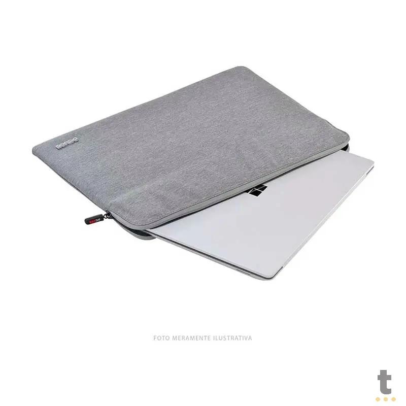 Case para Notebook 15 Impermeável em Poliéster PCYes Cinza Claro - TS-15G Truedata