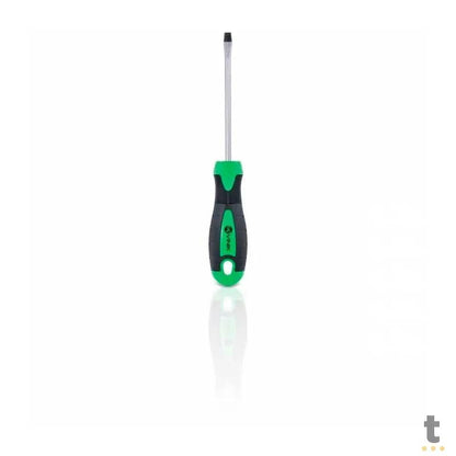 Chave de Fenda 5 X 100 MM - 3/16 X 4 Pol Em Aço Cromo Vanadio Cabo Ergonômico - 26152 - Truedata