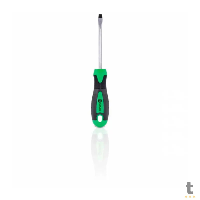 Chave de Fenda 6 X 100 MM - 1/4 X 4 Pol Em Aço Cromo Vanadio Cabo Ergonômico - 26149 Truedata