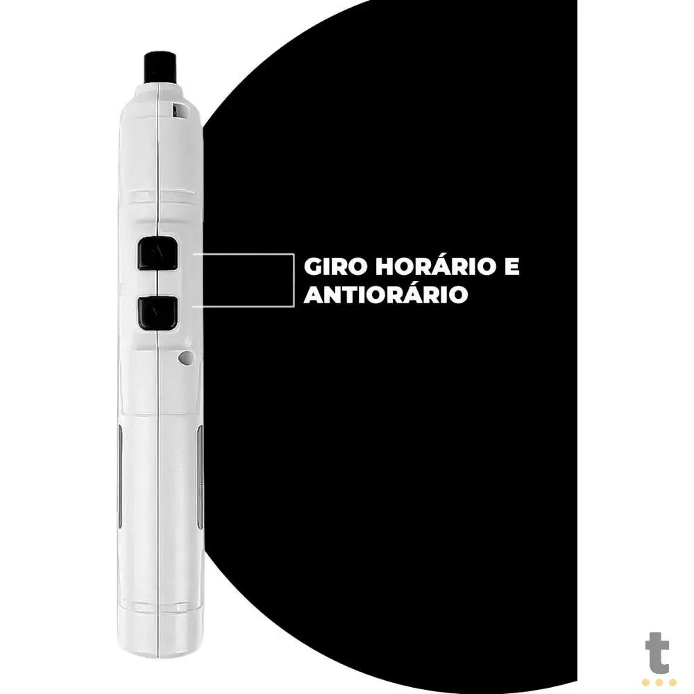 Chave de Fenda Elétrica Sem Fio Bomder 250Rpm 1300Mah C/ 12 Ponteiras - BOM-9911 Truedata