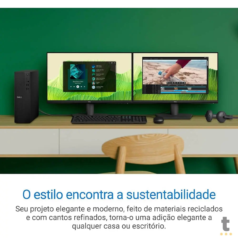 Computador Dell ECS1250 SFF Intel I5-14400 8Gb 512Gb Ssd W11 Home Truedata