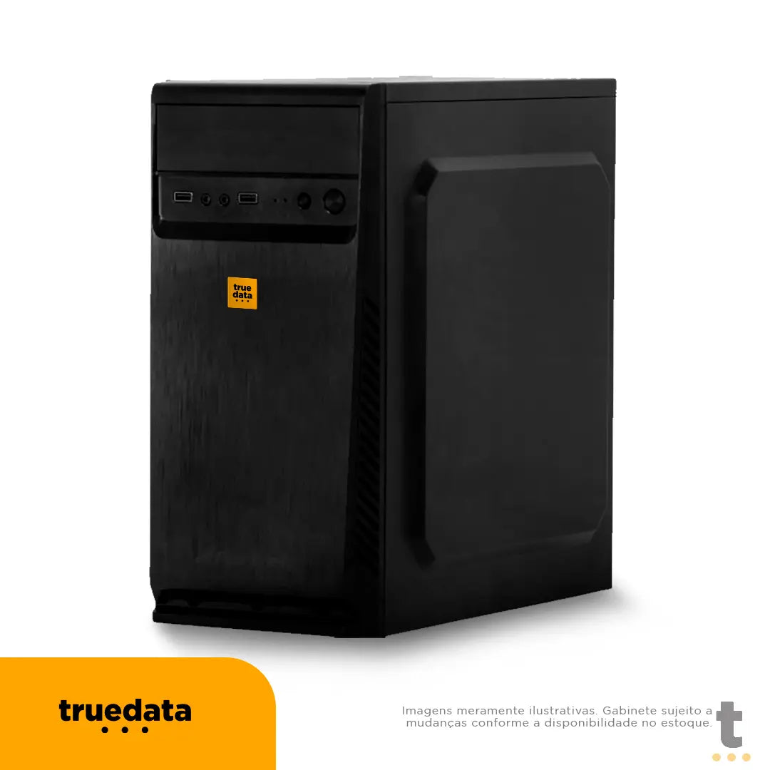 Computador Desktop Truedata Intel Core I3-2100 3.1ghz 4gb Ssd 120gb Truedata