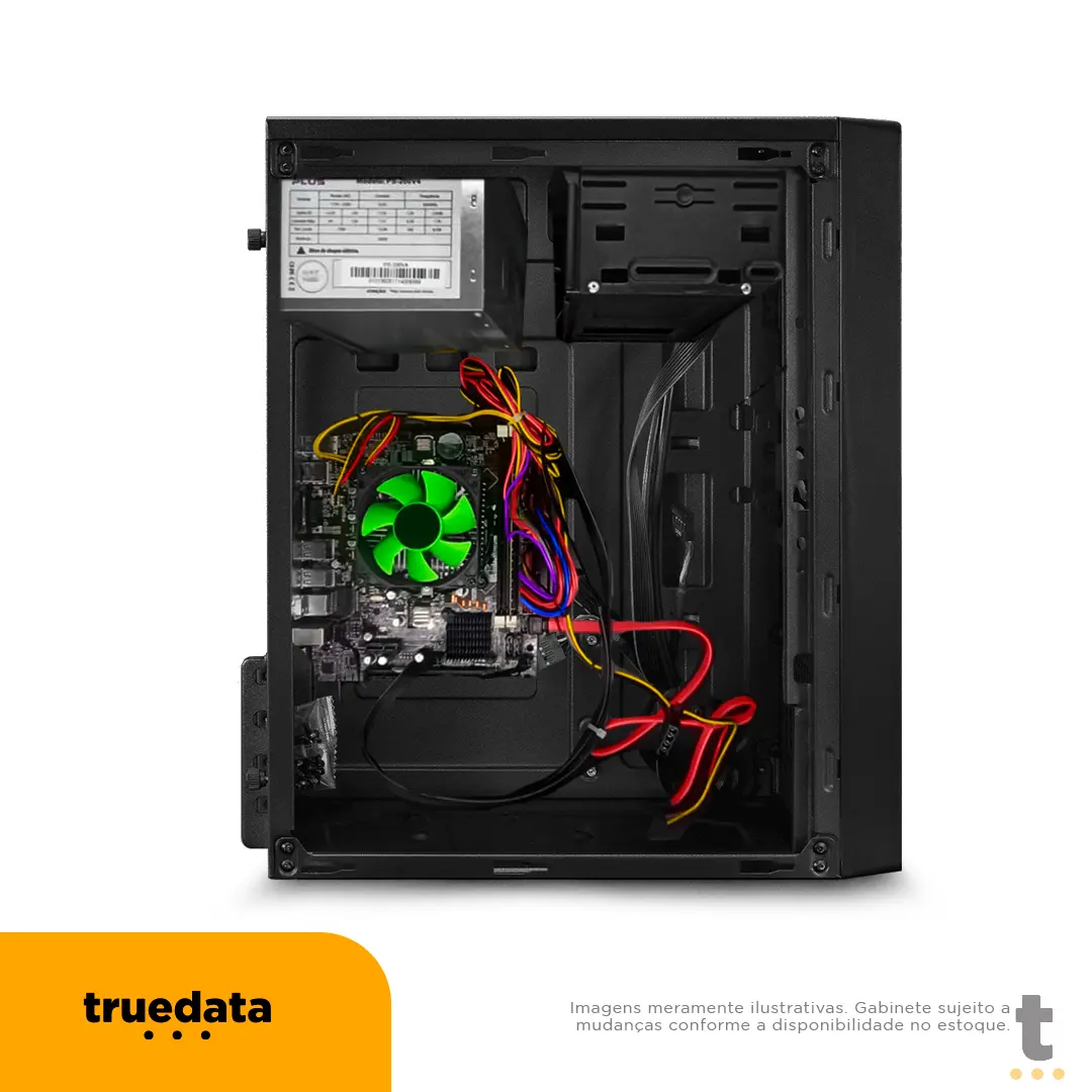 Computador Desktop Truedata Intel Core I5-2320 3.0ghz 4gb Ssd 120gb Truedata
