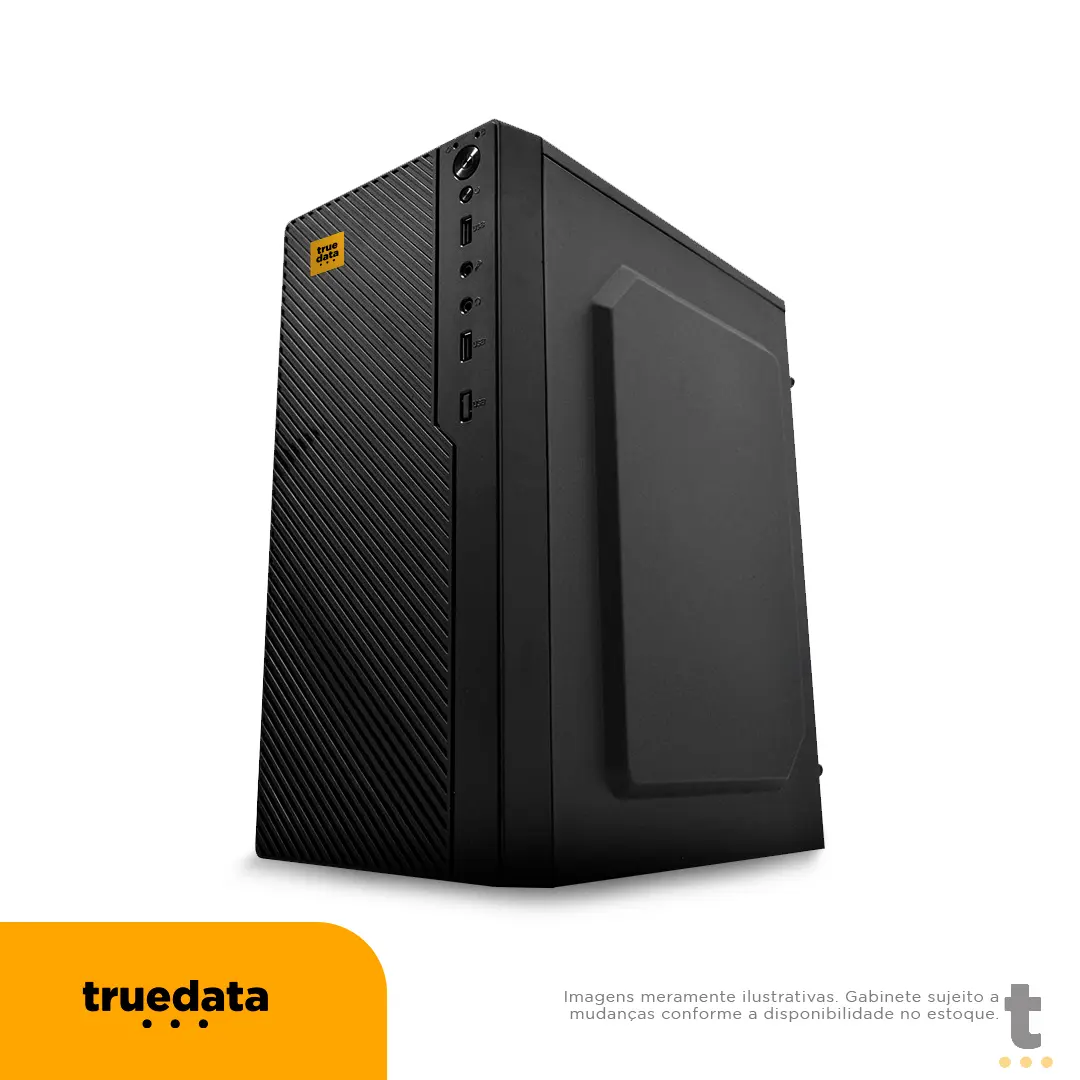 Computador Desktop Truedata Intel Core I5-2320 3.0ghz 4gb Ssd 120gb Truedata