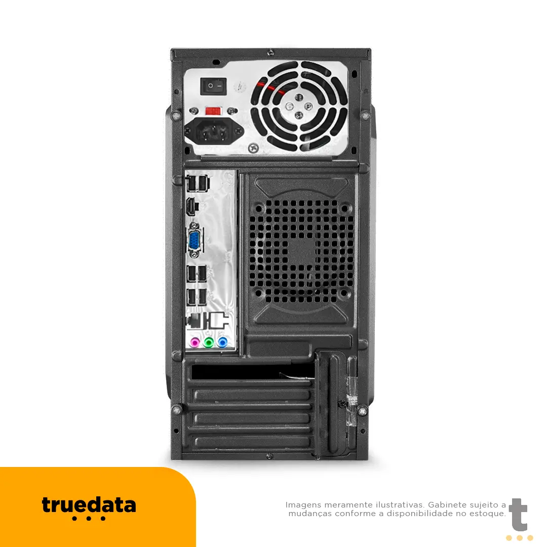Computador Desktop Truedata Intel Core I5-2320 3.0ghz 4gb Ssd 120gb Truedata