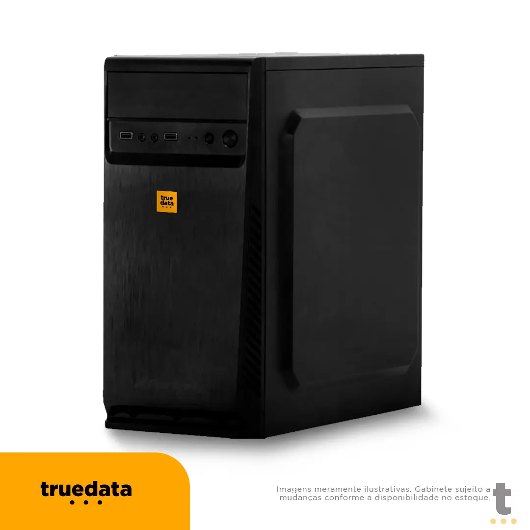 Computador Desktop Truedata Intel Core I5-2500 3.7ghz 4gb Ssd 120gb Truedata