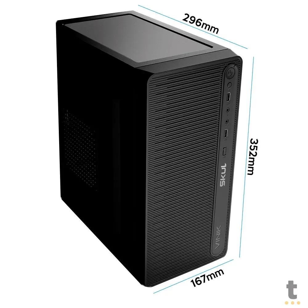 Computador Truedata Skul b300 Intel I3-3220 3.3Ghz 4gb Ssd 120gb Fonte 200w Truedata