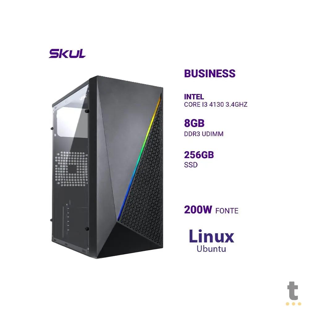 Computador Truedata Skul b300 Intel I3-4130 3.4Ghz 8gb Ssd 256gb Fonte 200w Truedata