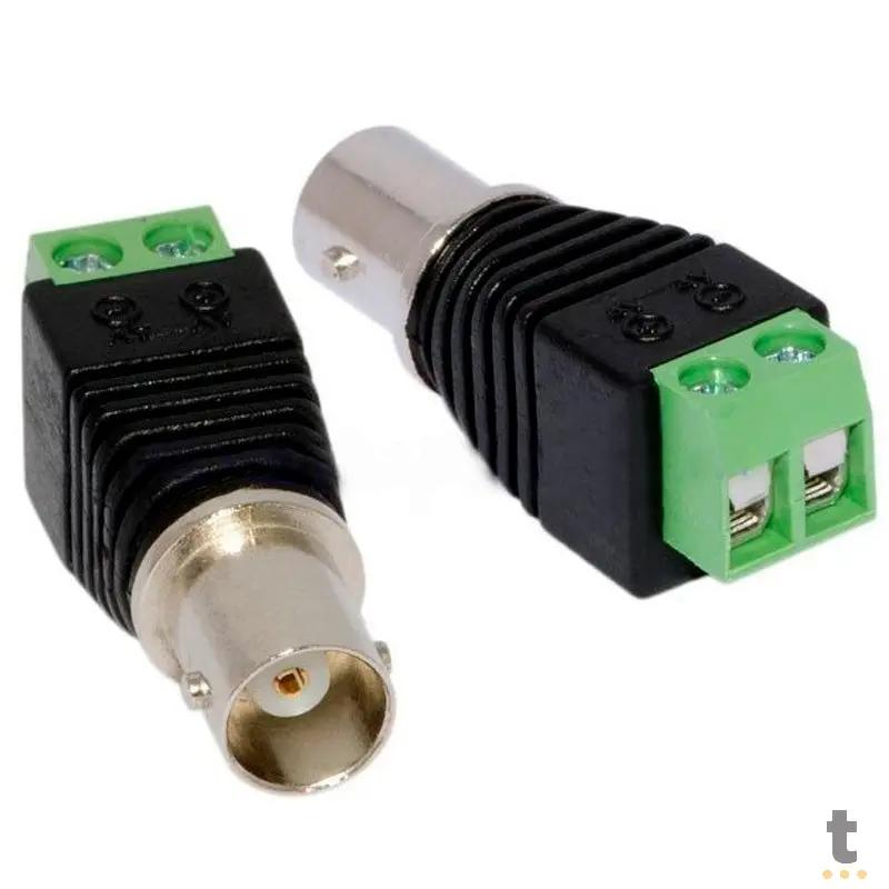 Conector Bnc P4 Femea Com Borne Truedata