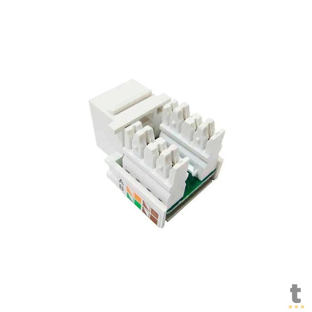 Conector Femea Keystone Rj45 Cat5 Seccon - WT-2001C/W Truedata