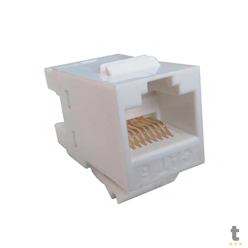 Conector Femea Keystone Rj45 Cat6 Seccon - WT-2002 Truedata