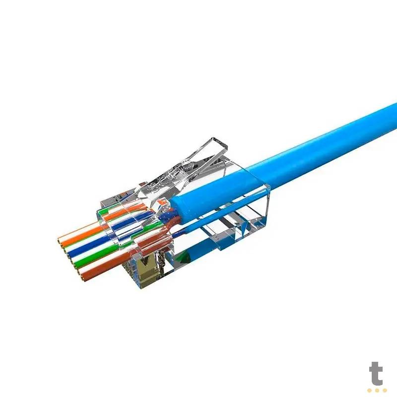 Conector Macho RJ45 cat6 Vazado Furukawa Truedata