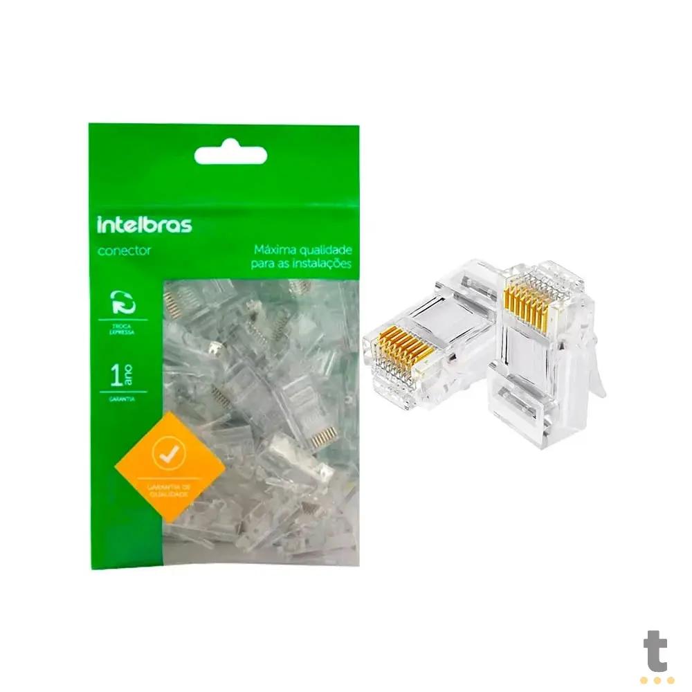 Conector Macho Rj45 Cat6 Intelbras Truedata