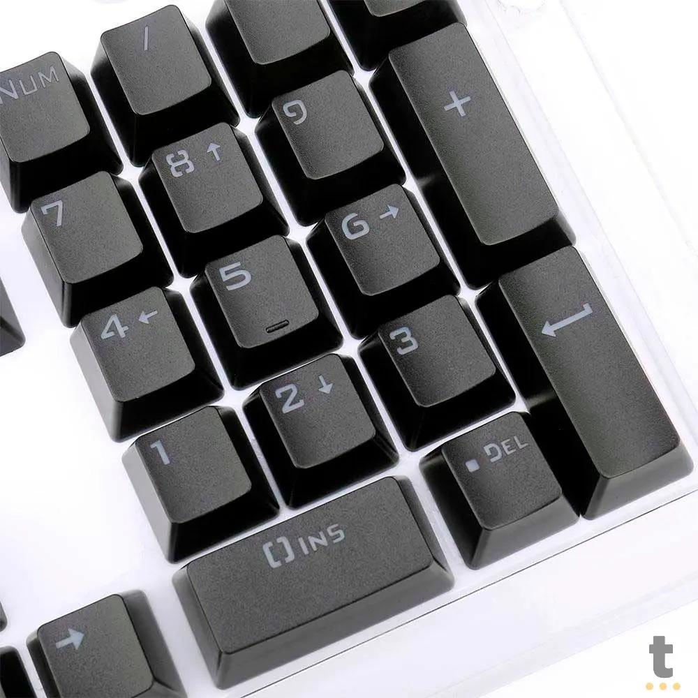 Conjunto de Keycaps Redragon Double Shot Preto - A108 Truedata