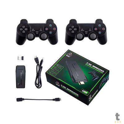 Console Video Game Retrô Wireless Gamepad Stick C/ 2 Controles