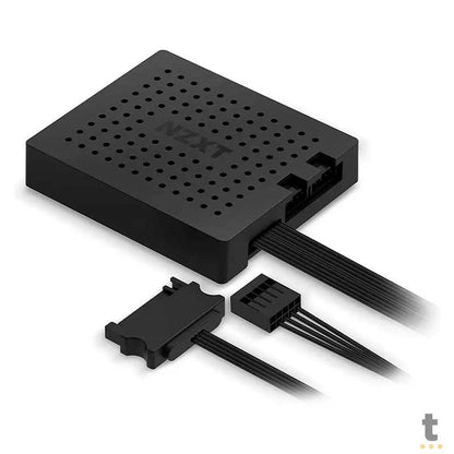 Controlador LED RGB Fan Sata 12V 2 Saídas RGB 3 Fan NZXT - AC-2RGBC-B1 Truedata