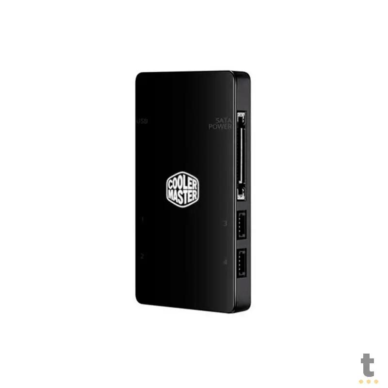 Controlador LED RGB MFY Sata 12V 4 Saídas Cooler Master - RCSN-NNUDK-R Truedata