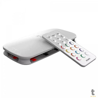 Controlador de Fans PCYes Light Core C/ Controle Remoto 9 Portas PWM + ARGB Branco - PELC9PGBR Truedata