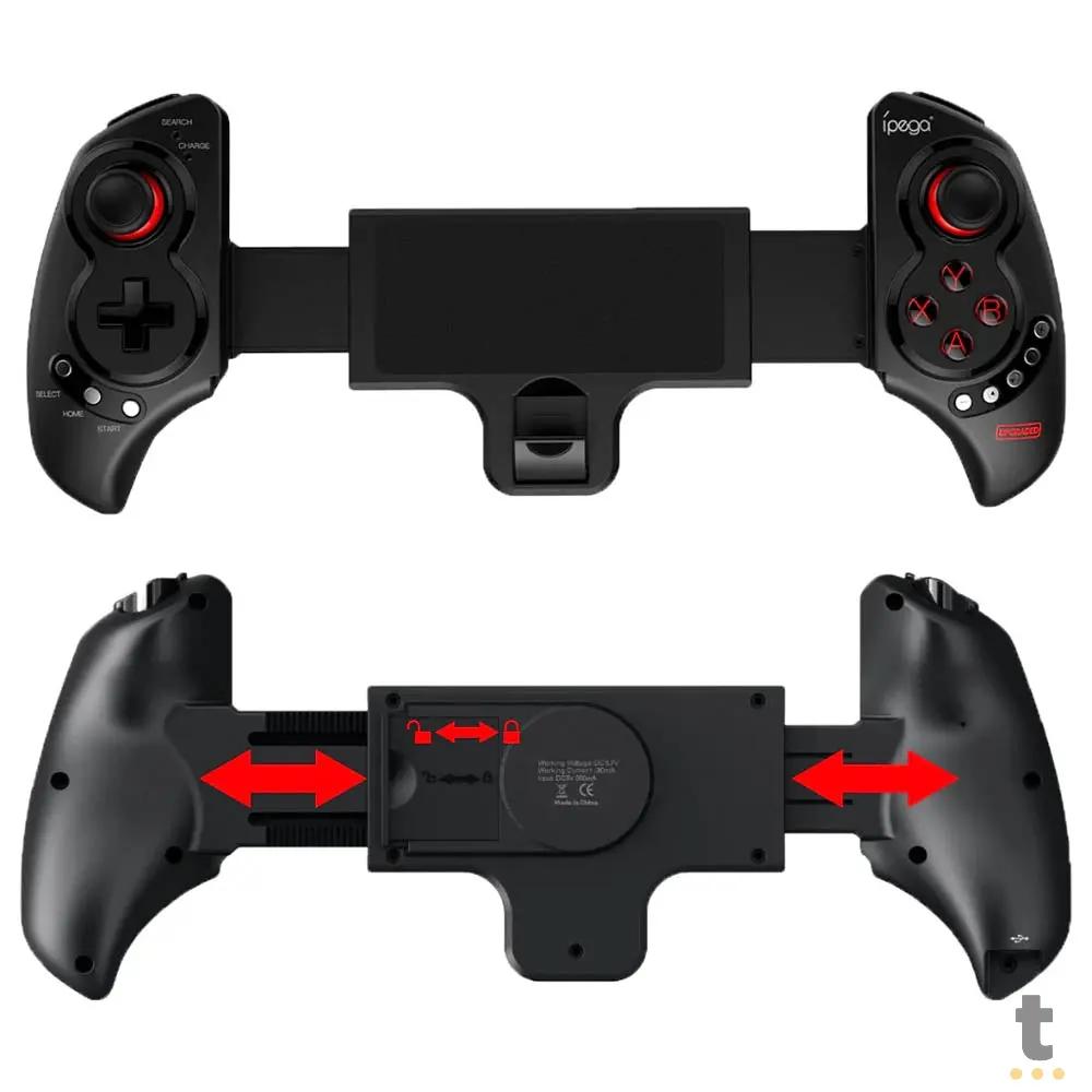 Controle Joystick Gamepad para Smartphone Extensível Bluetooth / USB Ipega - PG-9023S Truedata