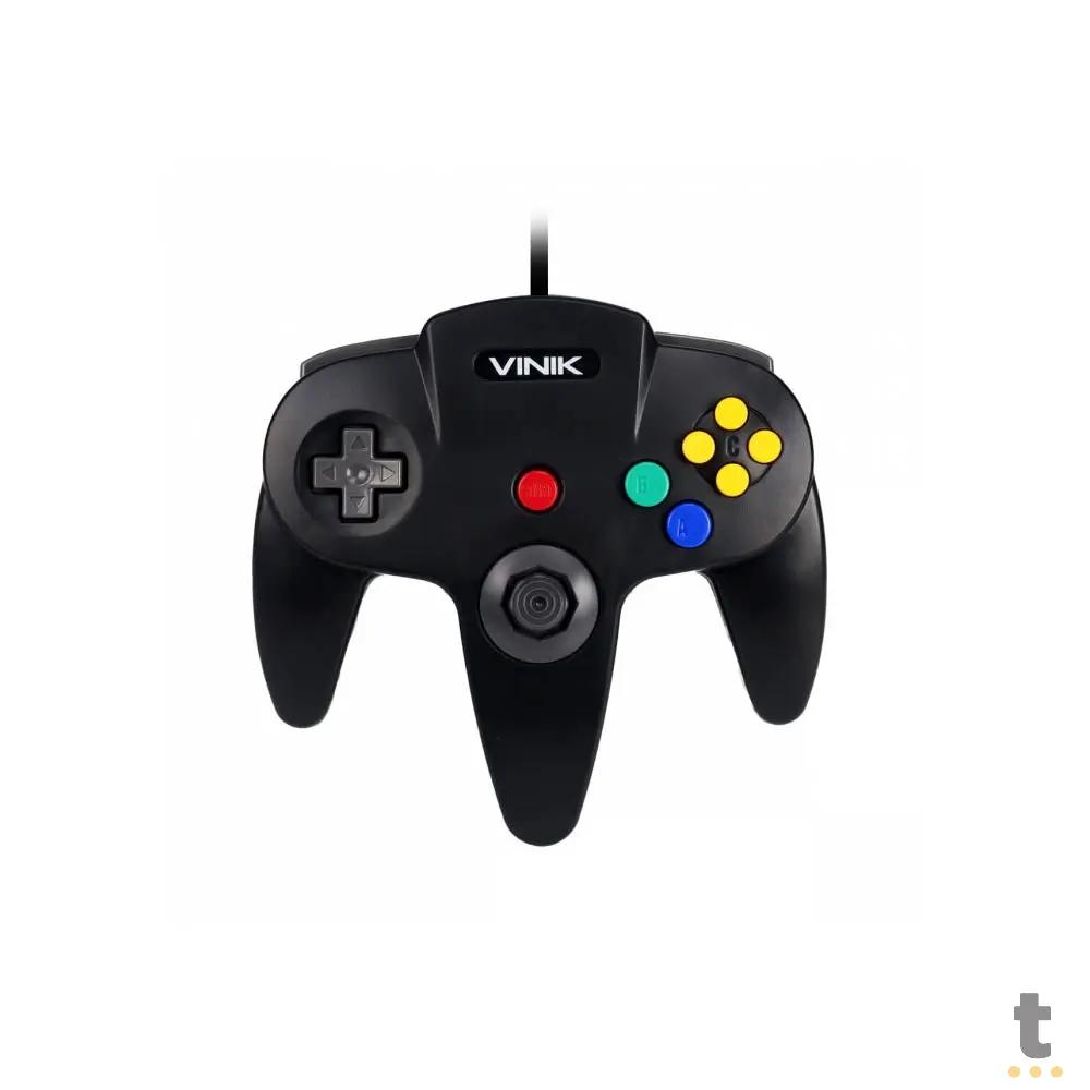 Controle Nintendo 64 Para PC Vinik USB - 107487 Truedata