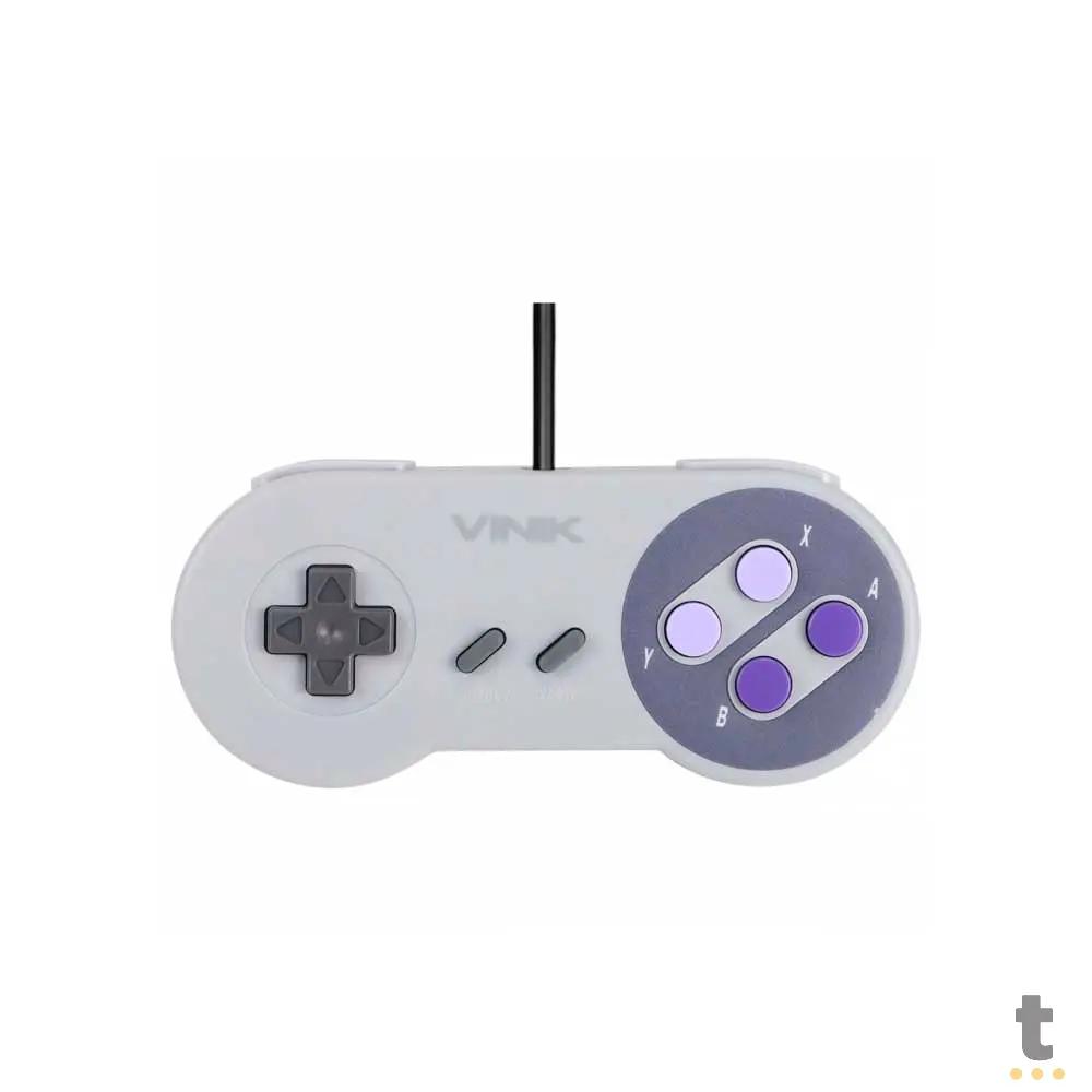 Controle SNES para PC Vinik USB - 107482 Truedata