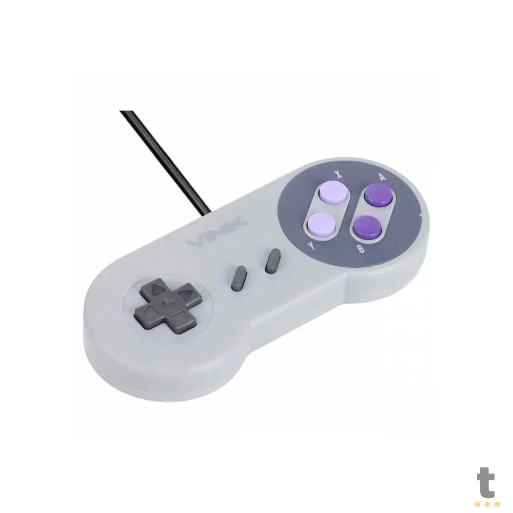 Controle SNES para PC Vinik USB - 107482 Truedata