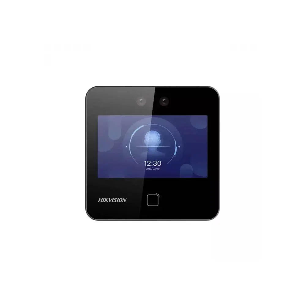 Controle de Acesso Facial com Video Porteiro Hikvison 1500 Faces Wi-fi 125Khz - DS-K1T343EWX Truedata