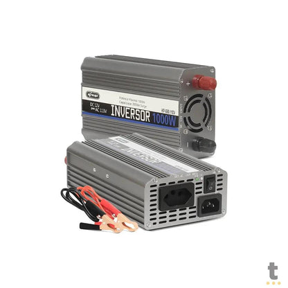 Conversor Inversor de Tensão Veicular 1000w 12v p/ 110v Knup - KP-590 Truedata